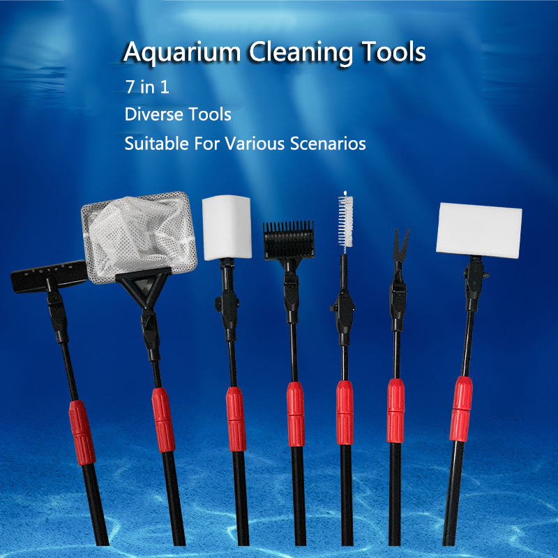 Planted Aquarium Cleaning Kit - 7in1 Aquarium Fish Tanks Cleaning Tools