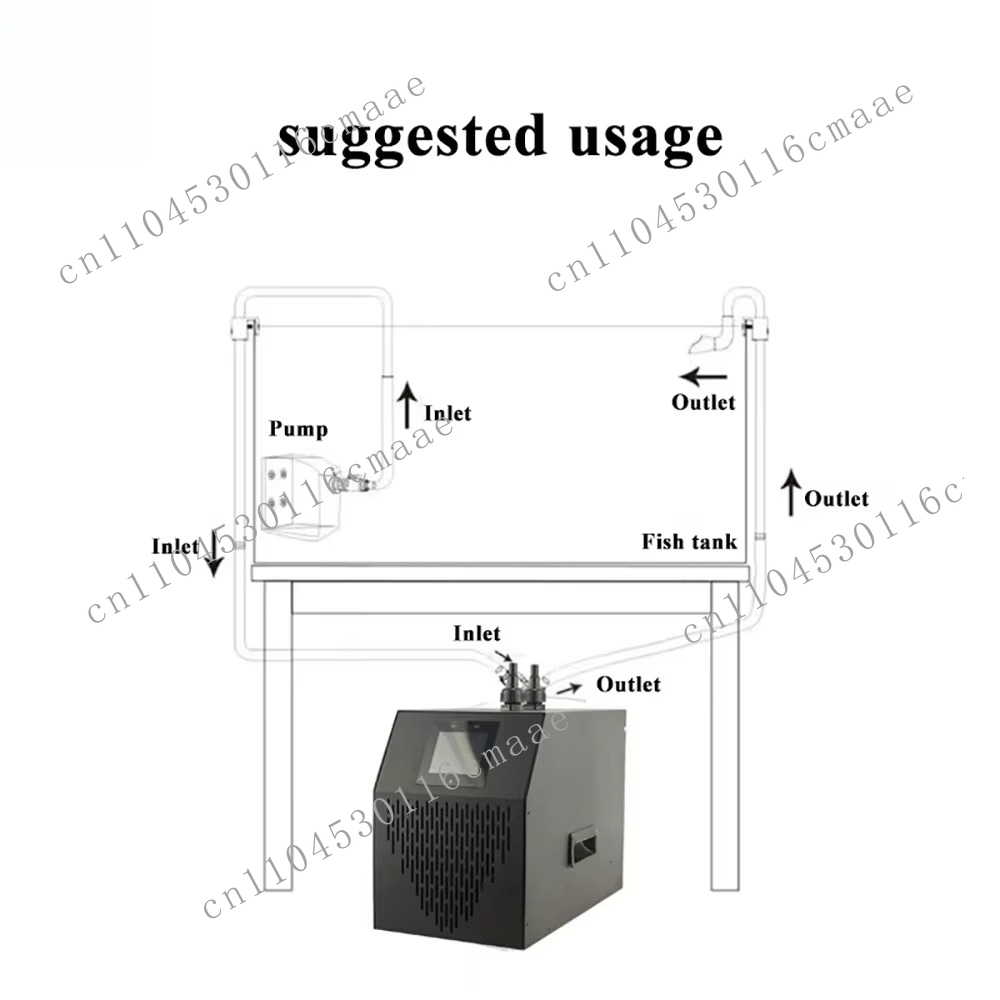 Planted Aquarium Water Temperature - YS 35L-500L Marine Aquarium Water Chiller