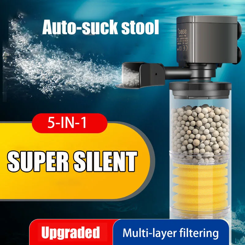 Aquarium Planted Filter - 220V 50Hz Silent Filter for Aquarium