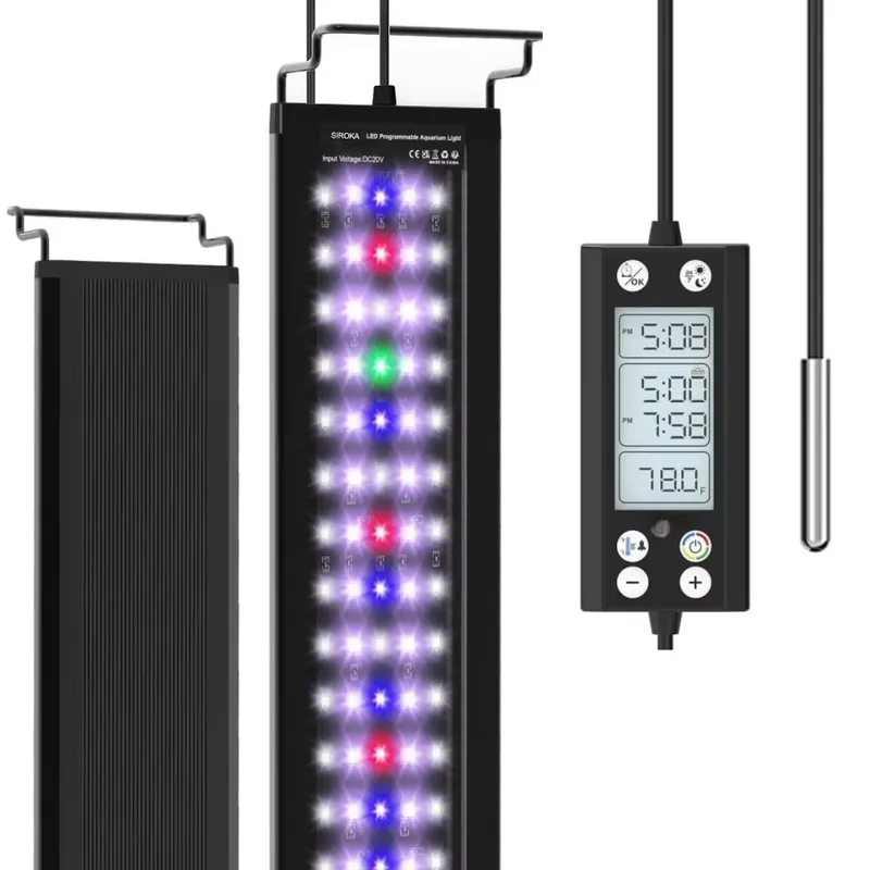 Planted Aquarium Cycling - SIROKA 24/7 Programmable Aquarium Light with