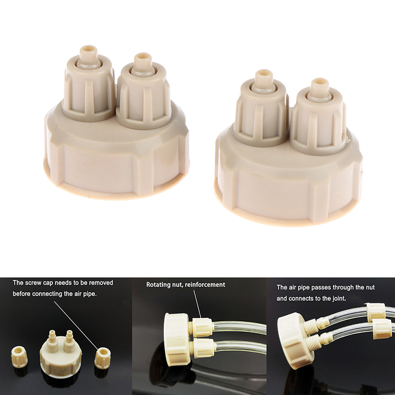 Planted Aquarium Co2 System - 2Pcs ABS Aquarium CO2 System Tube