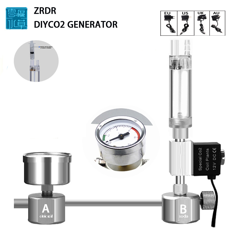 Planted Aquarium Co2 System - Aquarium DIY CO2 Reactor Generator System