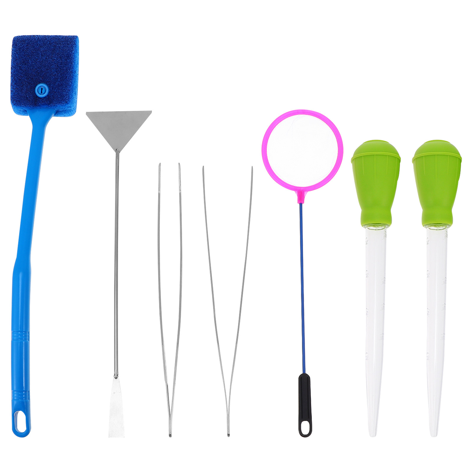 Planted Aquarium Cleaning Kit - 7Pcs Aquarium Fish Tank Tool Kit