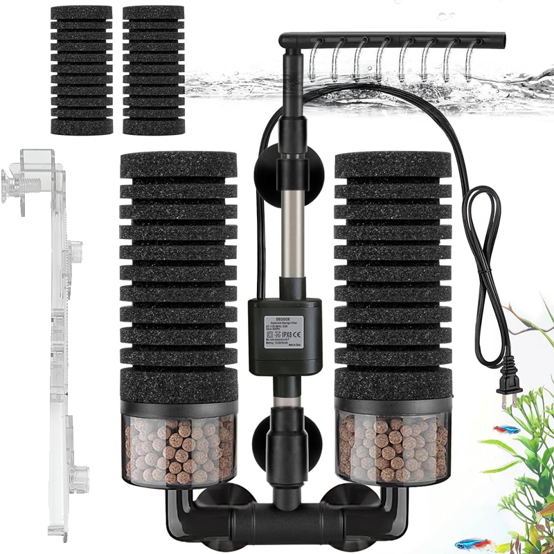 Aquarium Planted Filter - 3-IN-1 Clip on Electric Power Filter