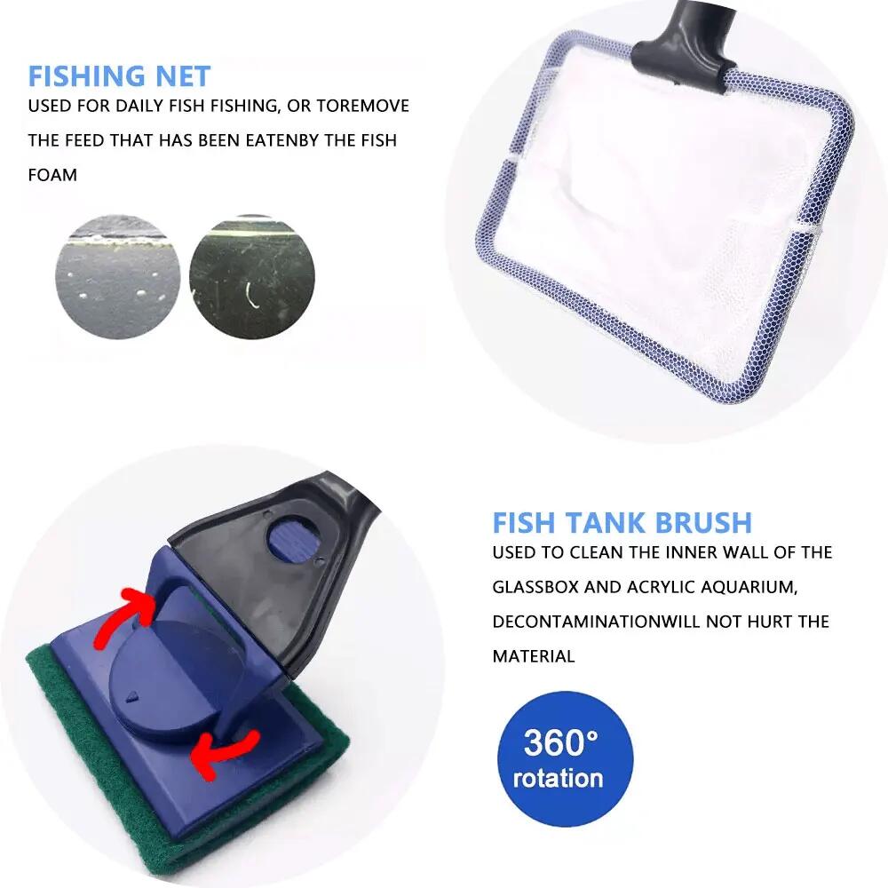 5in1 Aquarium Cleaning Tool Pl - Planted Aquarium Algae ulasan dan harga