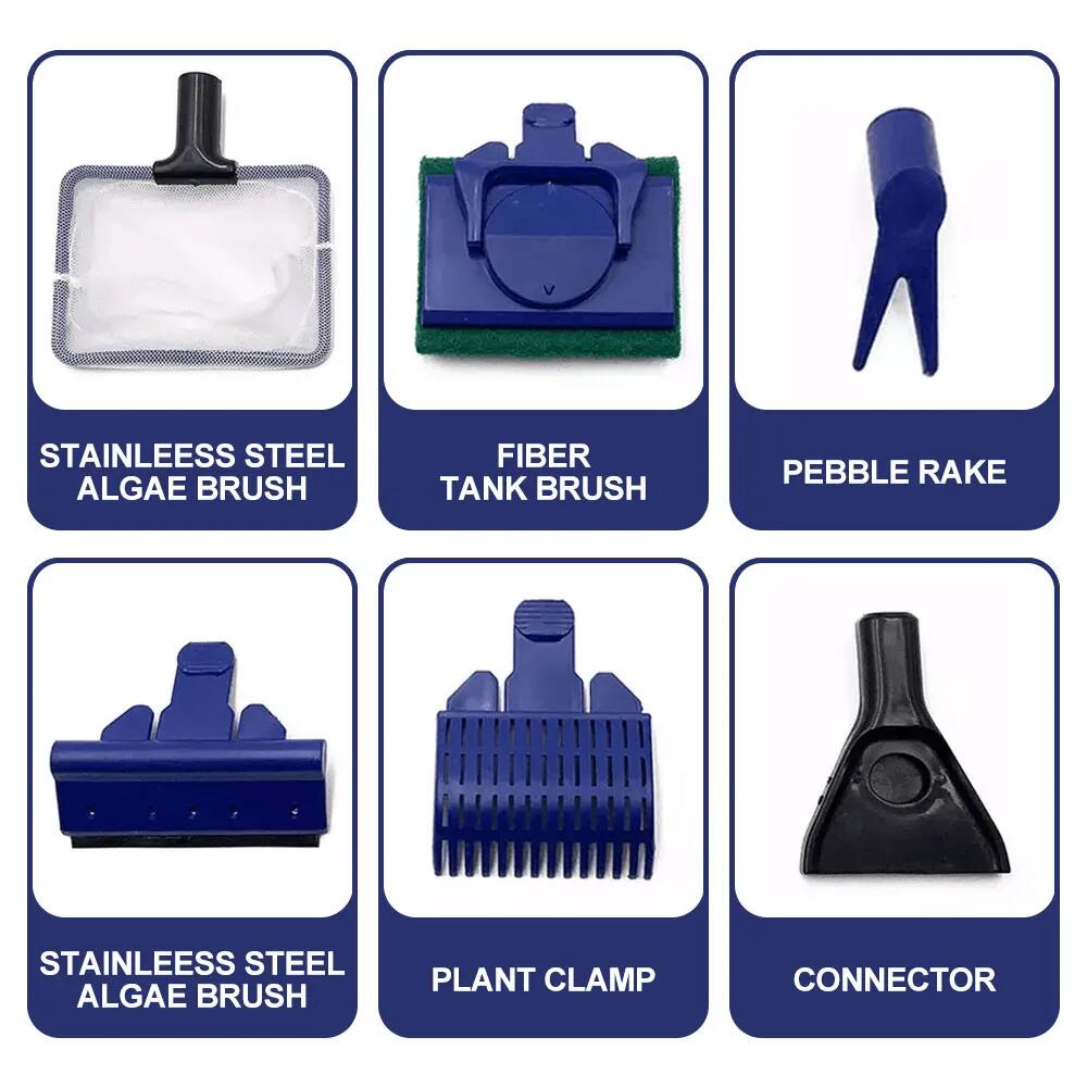 5in1 Aquarium Cleaning Tool Pl - Planted Aquarium Algae ulasan dan harga