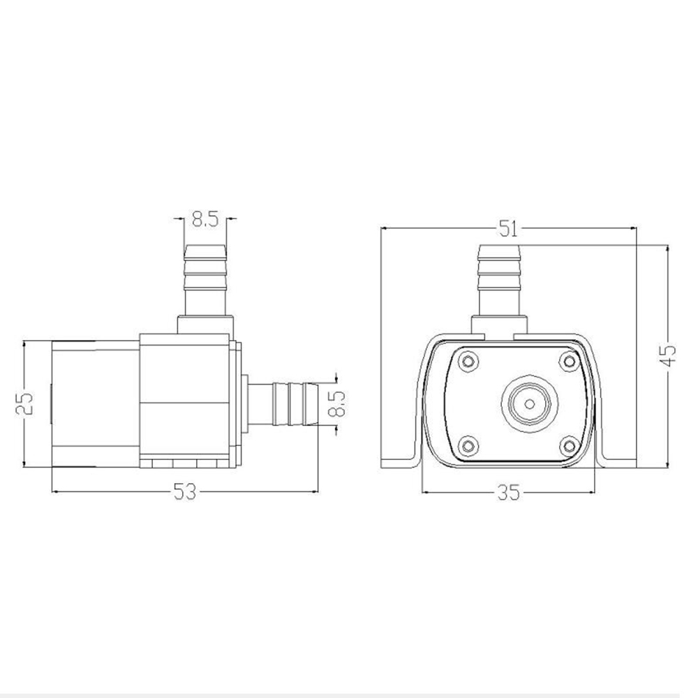 240L/H DC12V Micro Water Pump  - Planted Aquarium Cycling ulasan dan harga