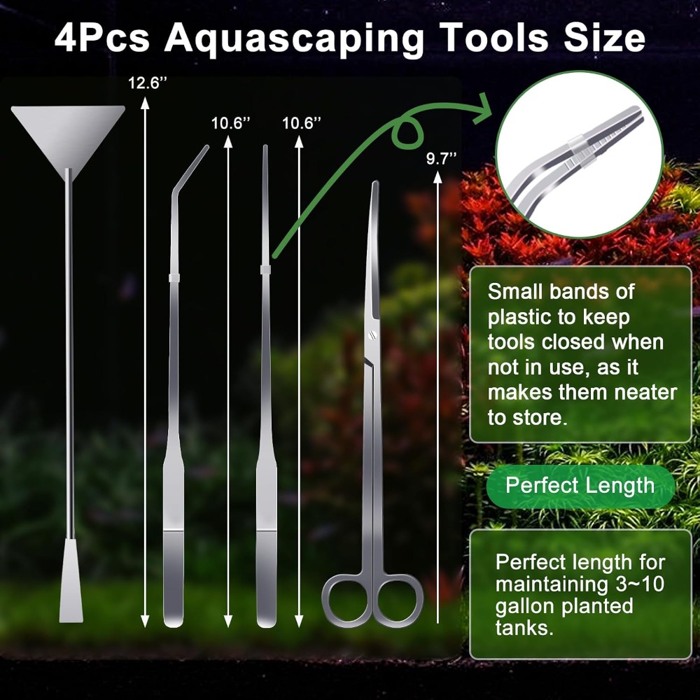 Professional Aquascaping Tool  - Planted Aquarium Cleaning Kit ulasan dan harga