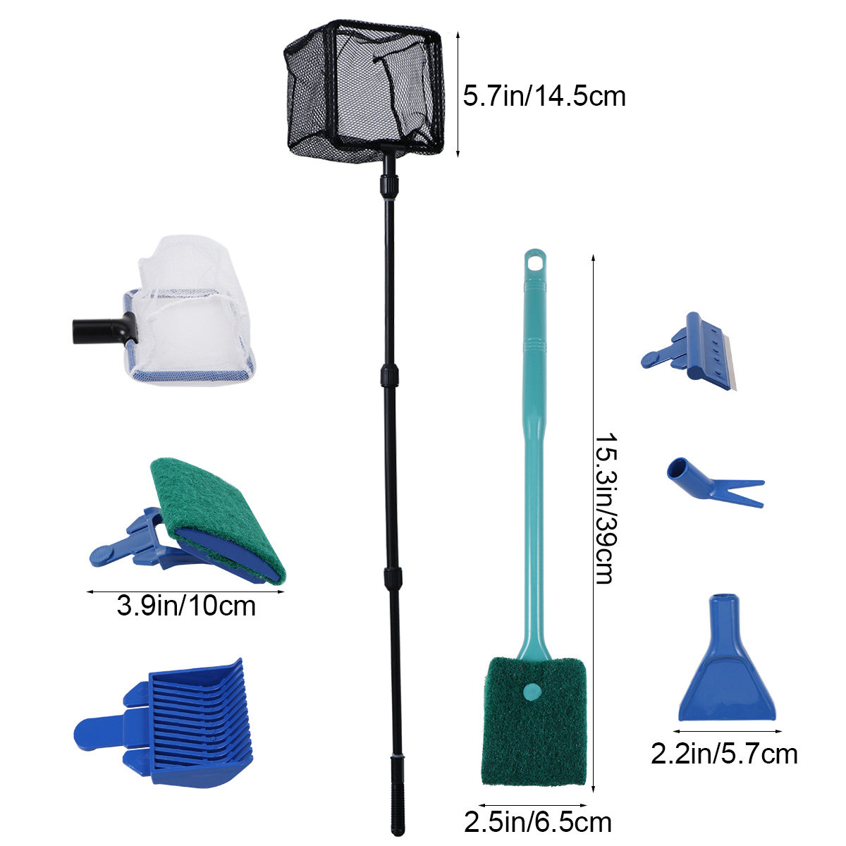 6 in 1 Aquarium Cleaning Kit F - Planted Aquarium Cleaning Kit ulasan dan harga