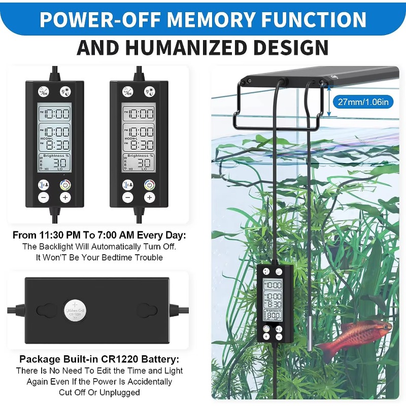 24/7 programmable aquarium lig - Planted Aquarium Cycling ulasan dan harga