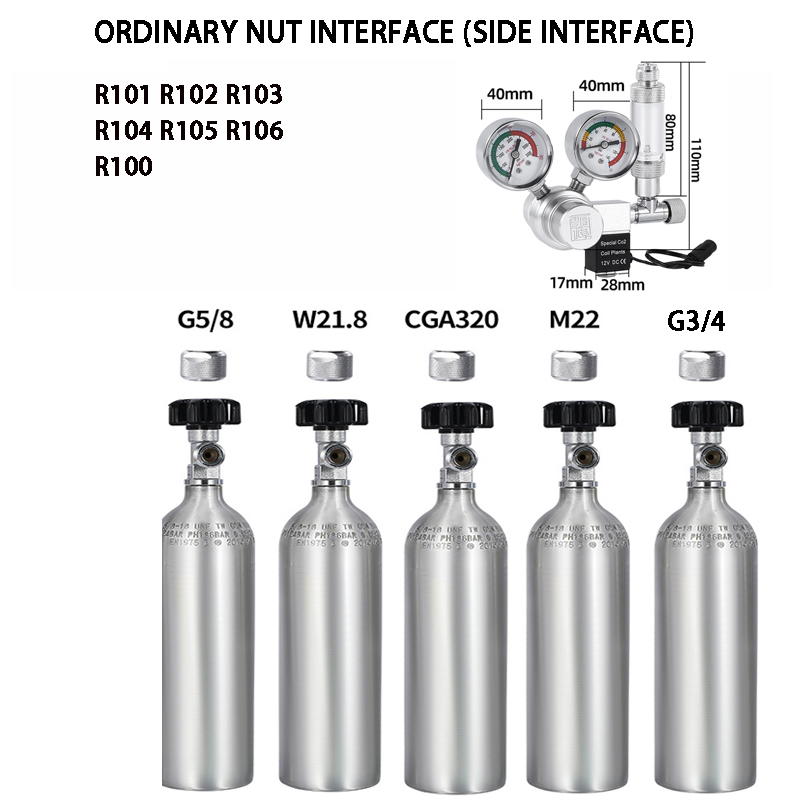 Aquarium CO2 regulator solenoi - Planted Aquarium Co2 System ulasan dan harga