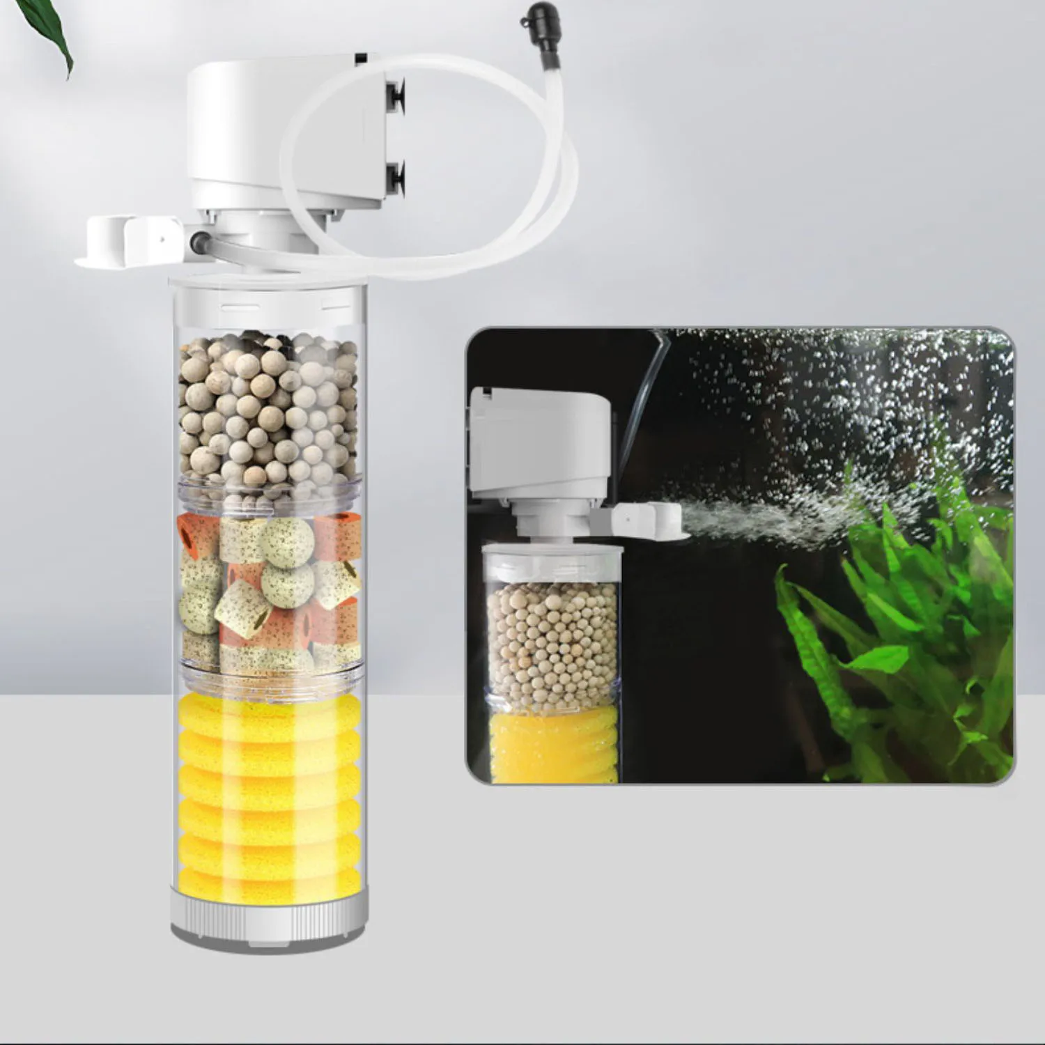 220V 50Hz Silent Filter for Aq - Aquarium Planted Filter ulasan dan harga