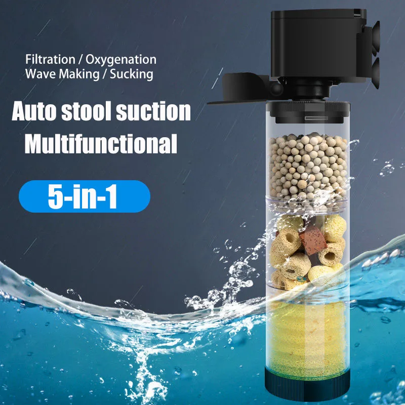 220V 50Hz Silent Filter for Aq - Aquarium Planted Filter ulasan dan harga
