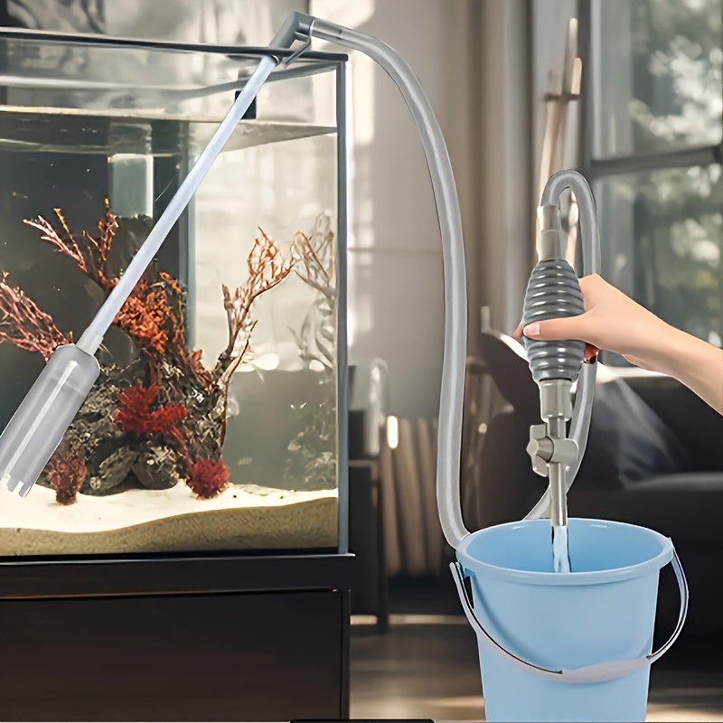 Durable Aquarium Suction Pump  - Planted Aquarium Cleaning Kit ulasan dan harga