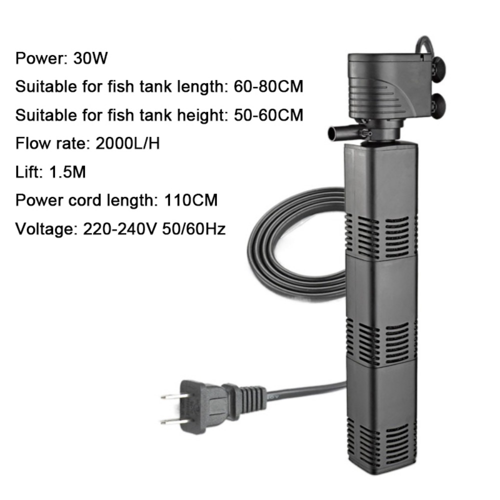 Plastic 3 in 1 Fish Tank Filte - Aquarium Planted Filter ulasan dan harga