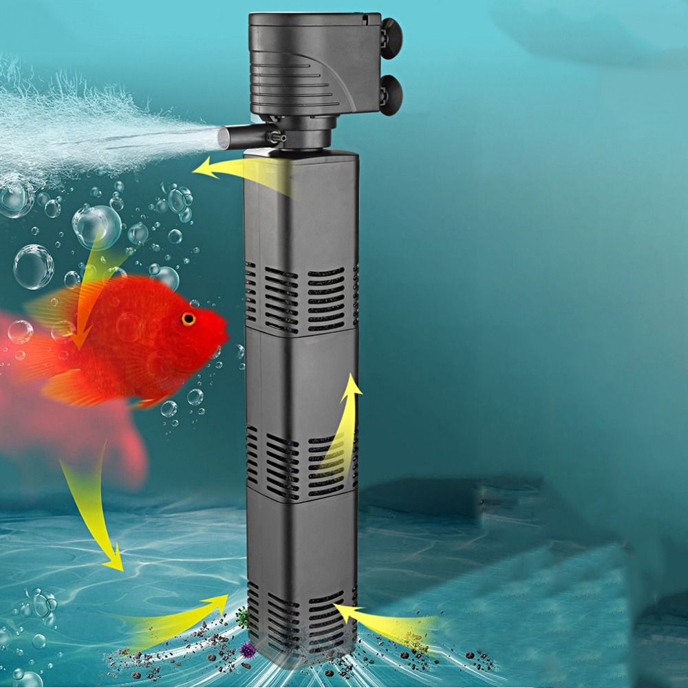 Plastic 3 in 1 Fish Tank Filte - Aquarium Planted Filter ulasan dan harga