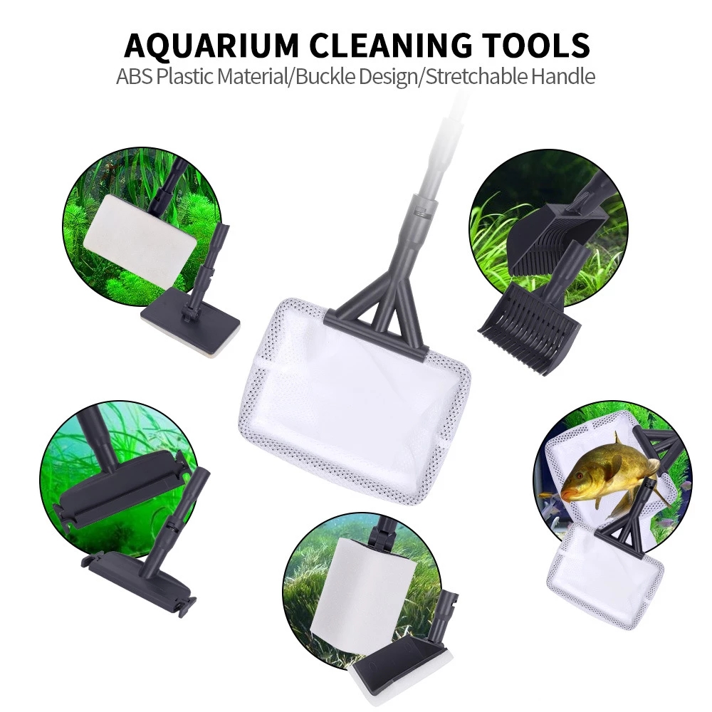 6 in 1 Aquarium Cleaning Tools - Planted Aquarium Cleaning Kit ulasan dan harga