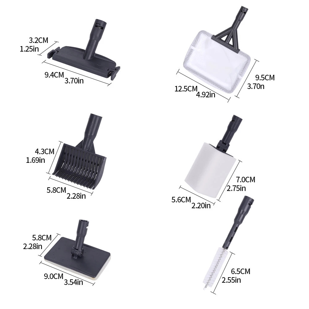 6 in 1 Aquarium Cleaning Tools - Planted Aquarium Cleaning Kit ulasan dan harga