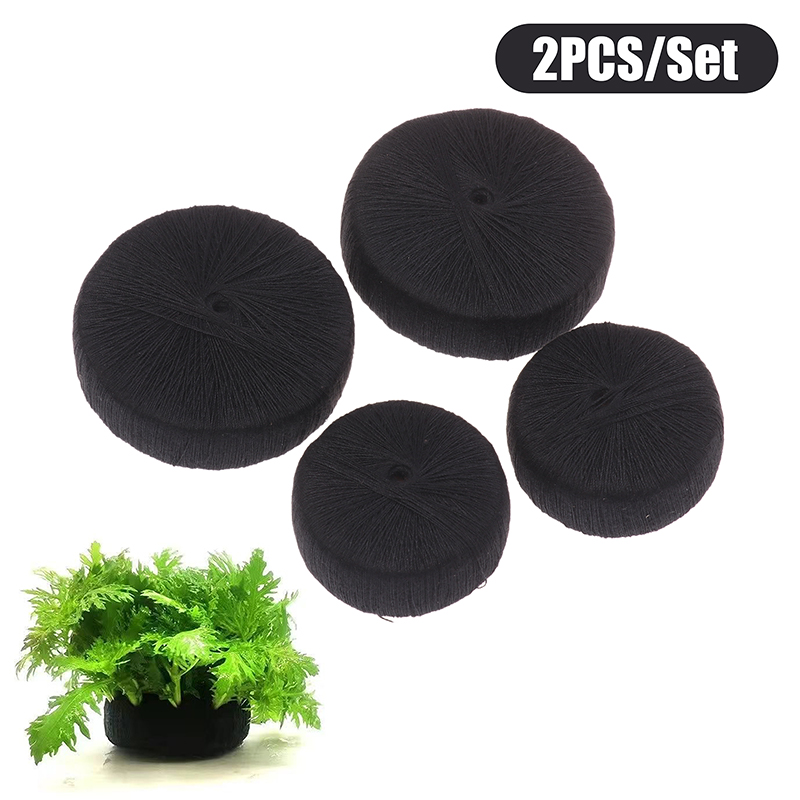 2Pcs Black Fish Tank Water Gra - Aquarium Planted Tank Substrate ulasan dan harga