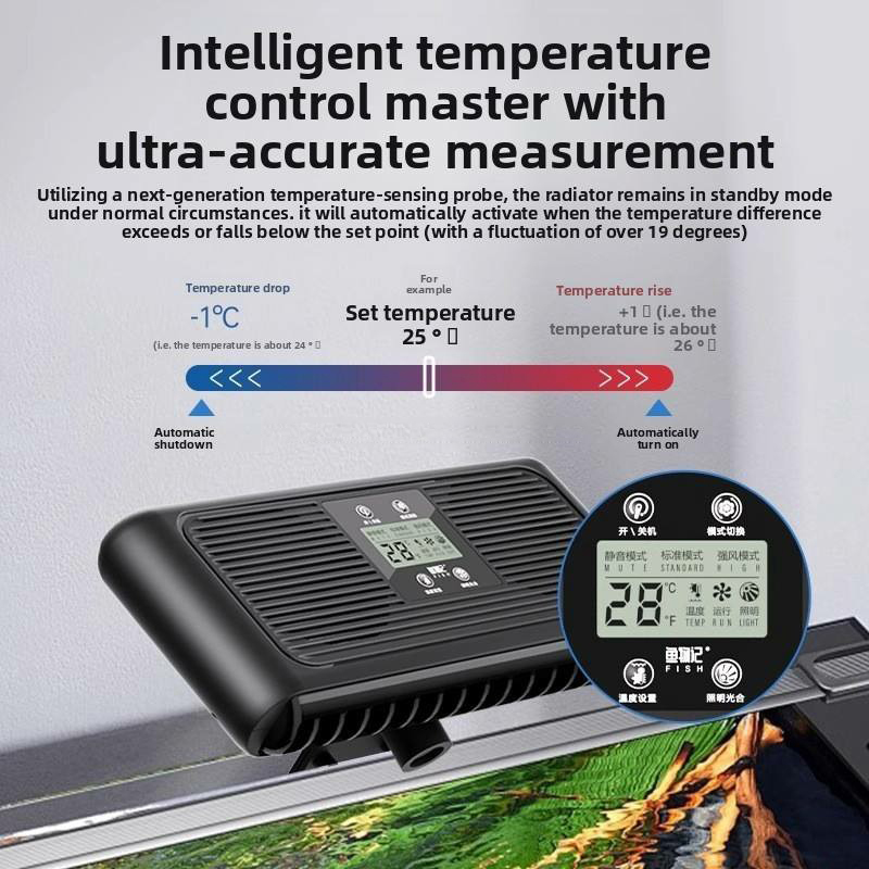 Silent Fish Tank Cooling Devic - Planted Aquarium Water Temperature ulasan dan harga