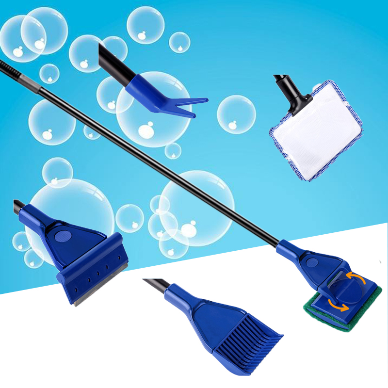 6-IN-1 Aquarium Cleaning Tools - Planted Aquarium Cleaning Kit ulasan dan harga