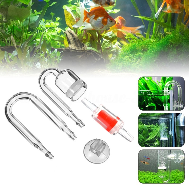 4pcs Set DIY CO2 Diffuser For  - Aquarium Planted Tank Substrate ulasan dan harga